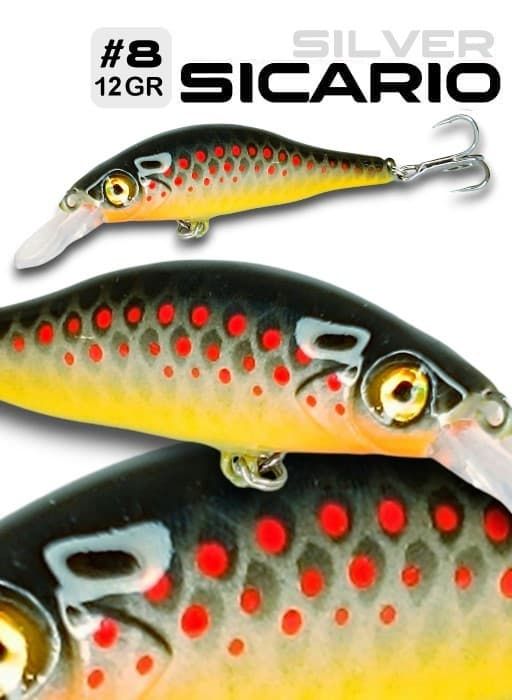 Minnow Sicario Silver 8cm - 11gr.