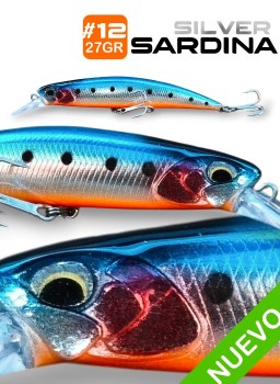 Minnow Sardina Blue/Silver 12cm - 27gr.